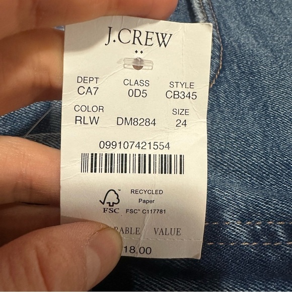 J crew running lake wash Essential straight jean in all-day stretch - Picture 5 of 5